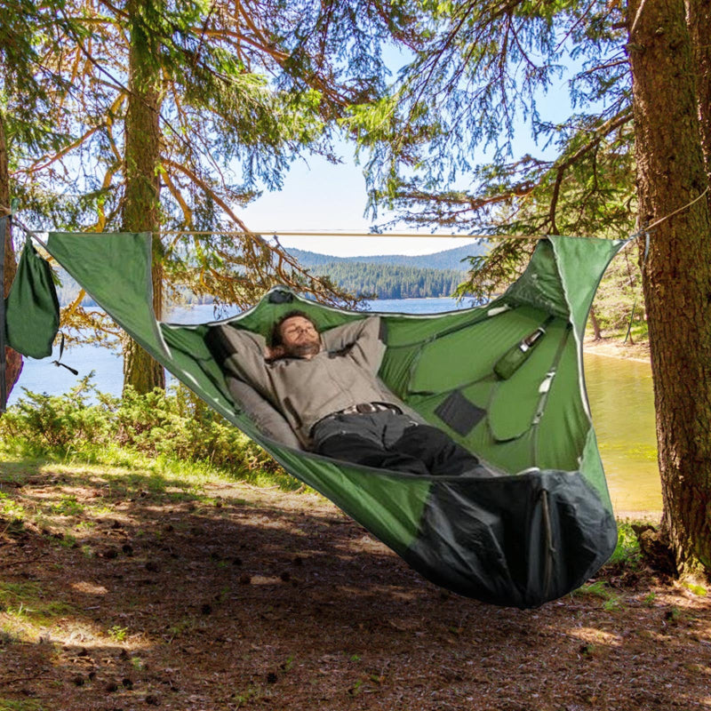 Hamac Plat, confortable pour tes nuits en Bivouac ou Bushcraft