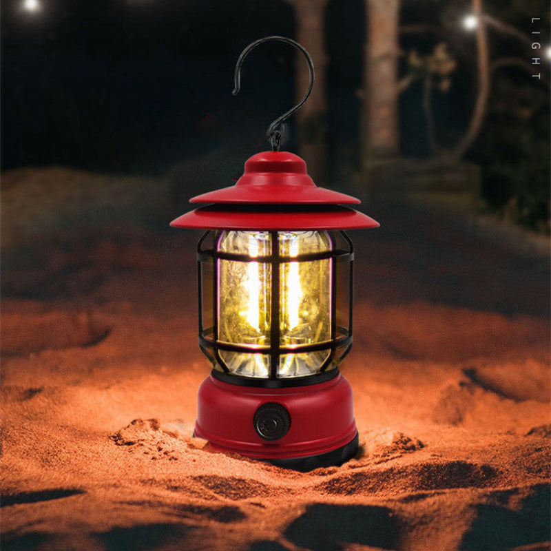 Lanterne de camping, led USB rechargeable, lumière chaude