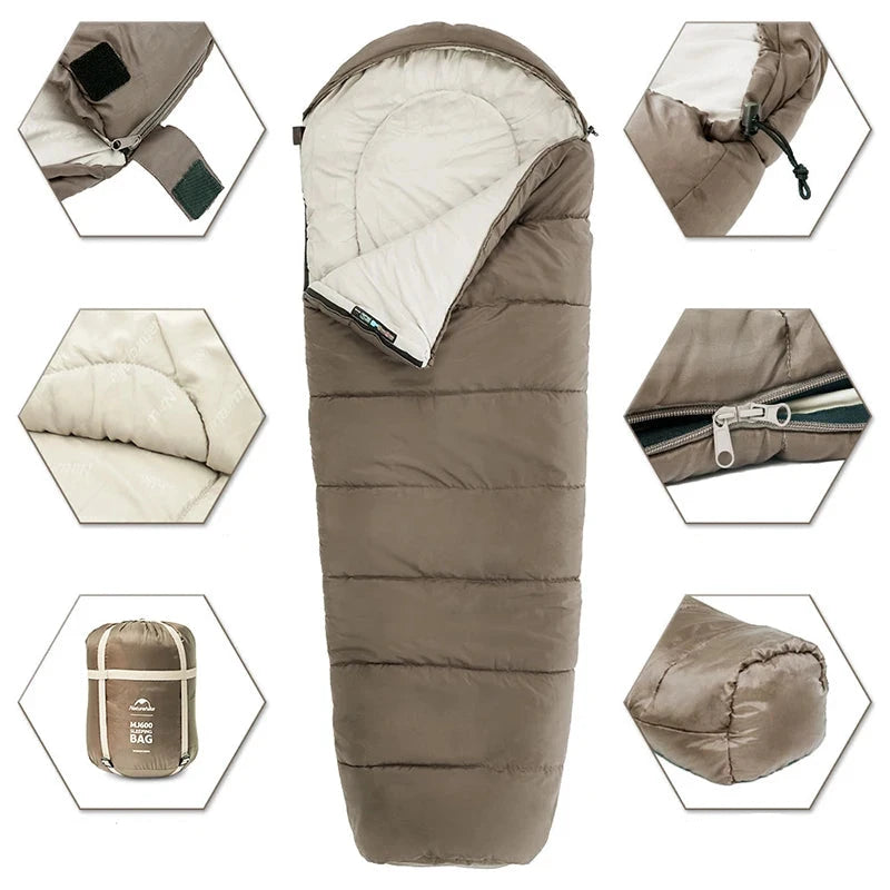 Sac de Couchage Grand Froid, randonnée, camping et bivouac, haut de gamme