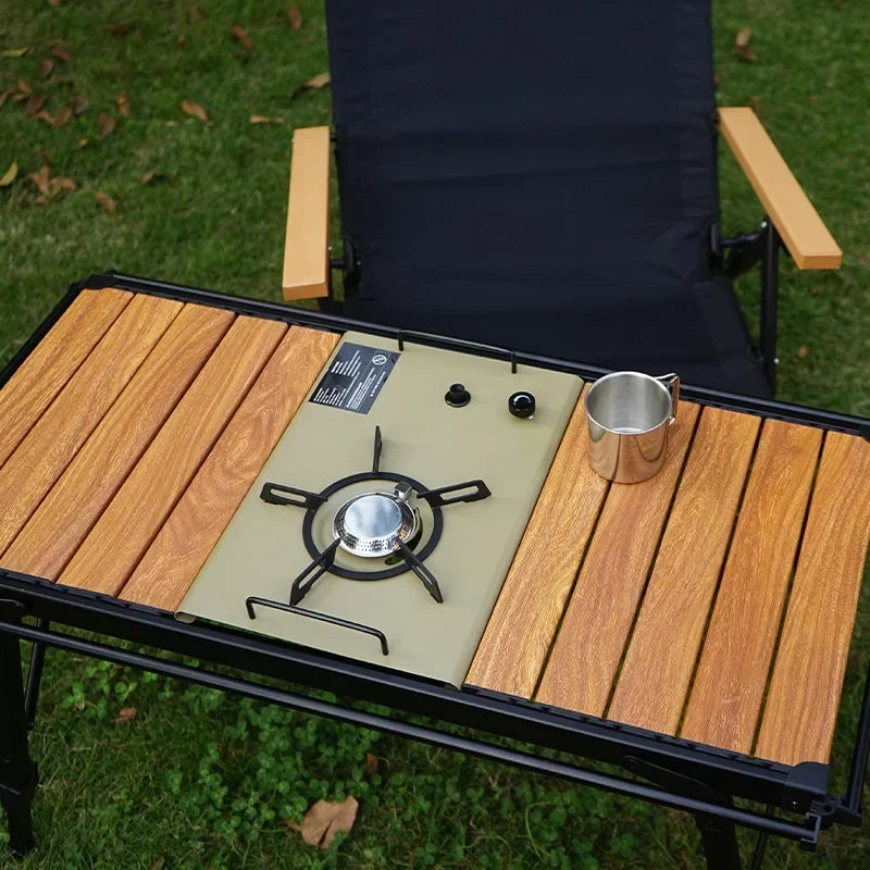 Table pliable de cuisine pour camping ou bivouac