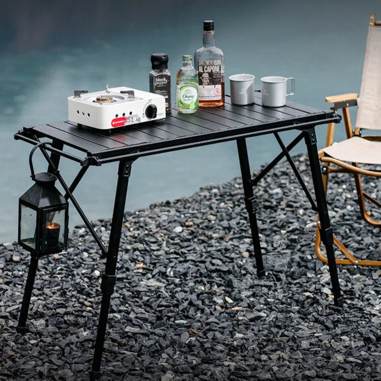 Table pliable de cuisine pour camping ou bivouac glamping