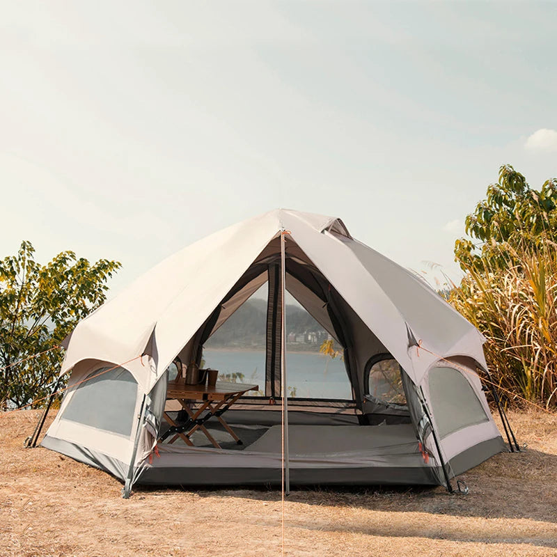 Tente camping famille,Installation Ultra-Rapide Prêt à Camper en un Instant 4 personnes